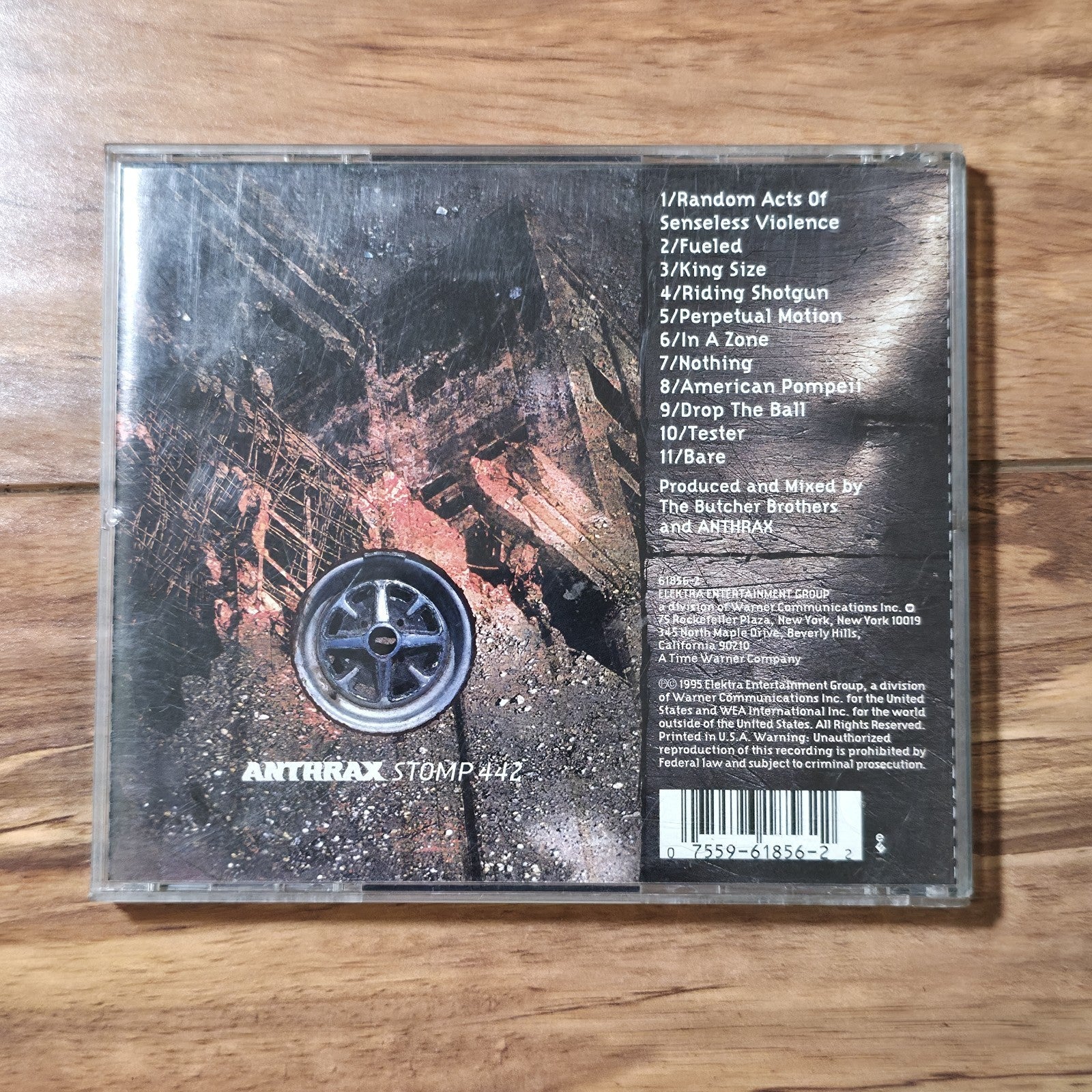 Anthrax - Stomp 442 CD Album 1995 Thrash Metal