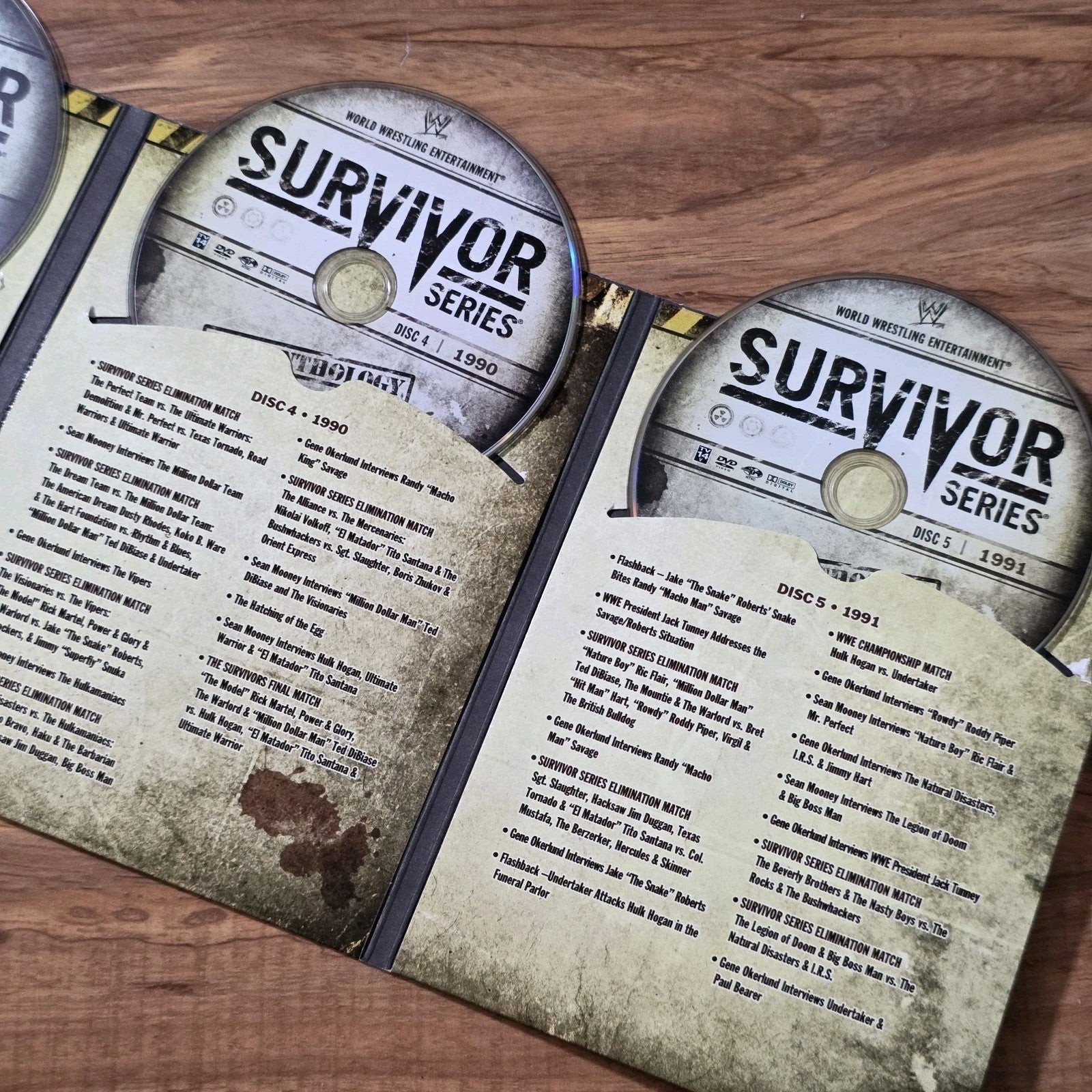 WWE Survivor Series The Anthology 1987-1991 DVD Box Set Wrestling Rare HTF