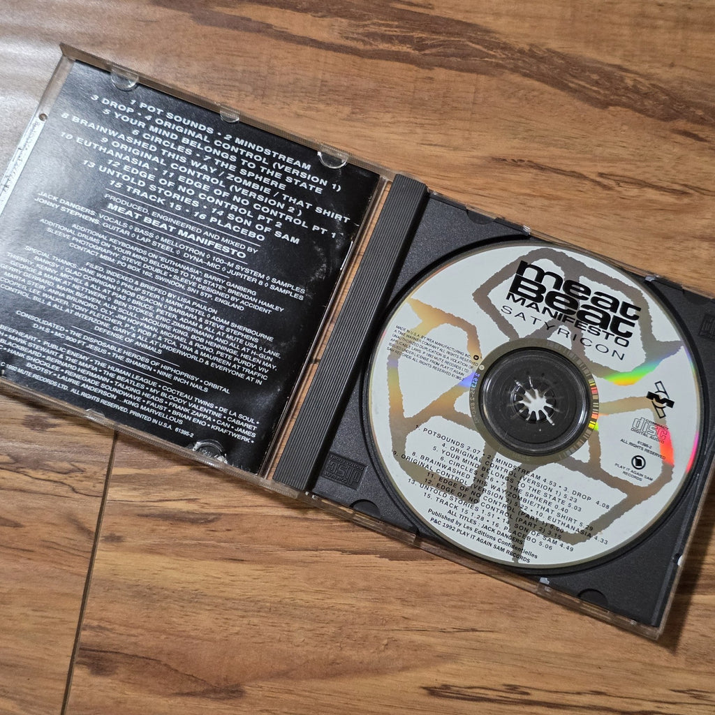 Meat Beat Manifesto - Satyricon CD Album 1992 Electronic