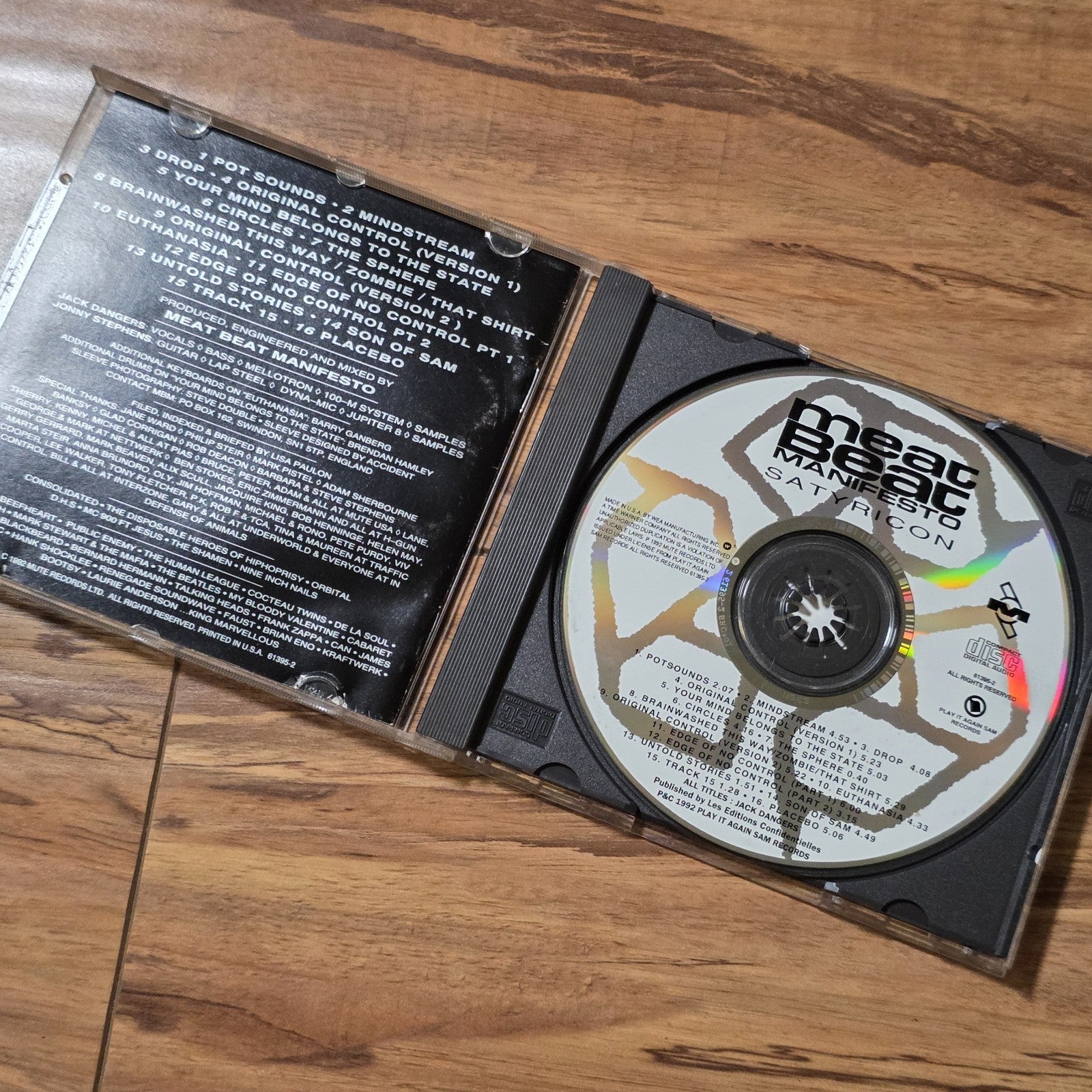 Meat Beat Manifesto - Satyricon CD Album 1992 Electronic