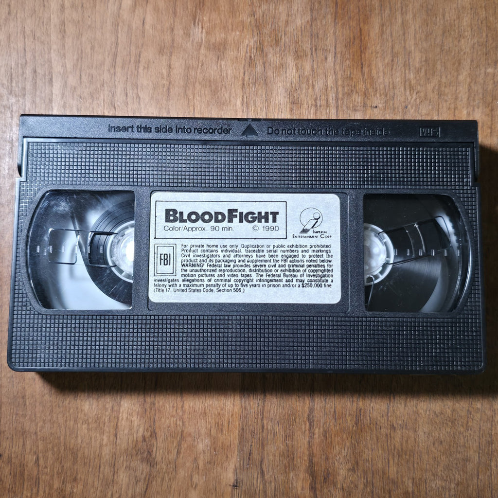 Bloodfight VHS 1990 Martial Arts Bolo Yeung
