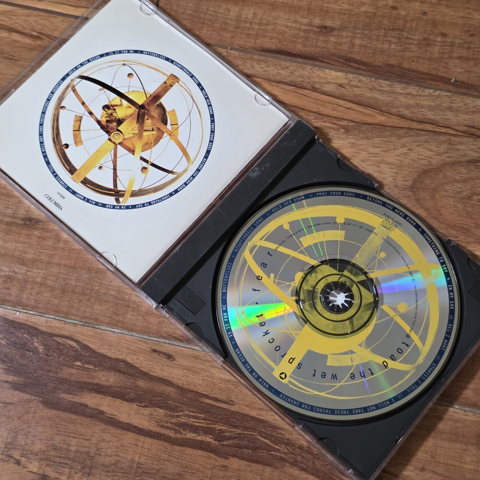 Toad The Wet Sprocket - Fear CD Album 1991 Alternative Rock Pop