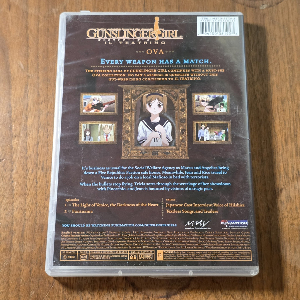 Gunslinger Girl - Il Teatrino OVA DVD 2008 Anime