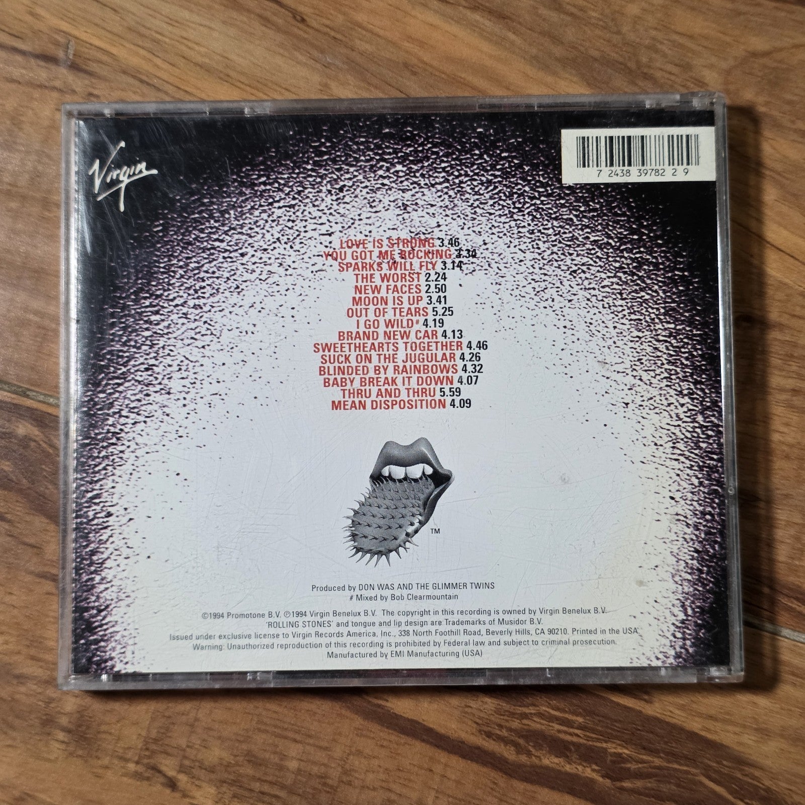 The Rolling Stones - Voodoo Lounge CD 1994 Virgin Records Classic Rock