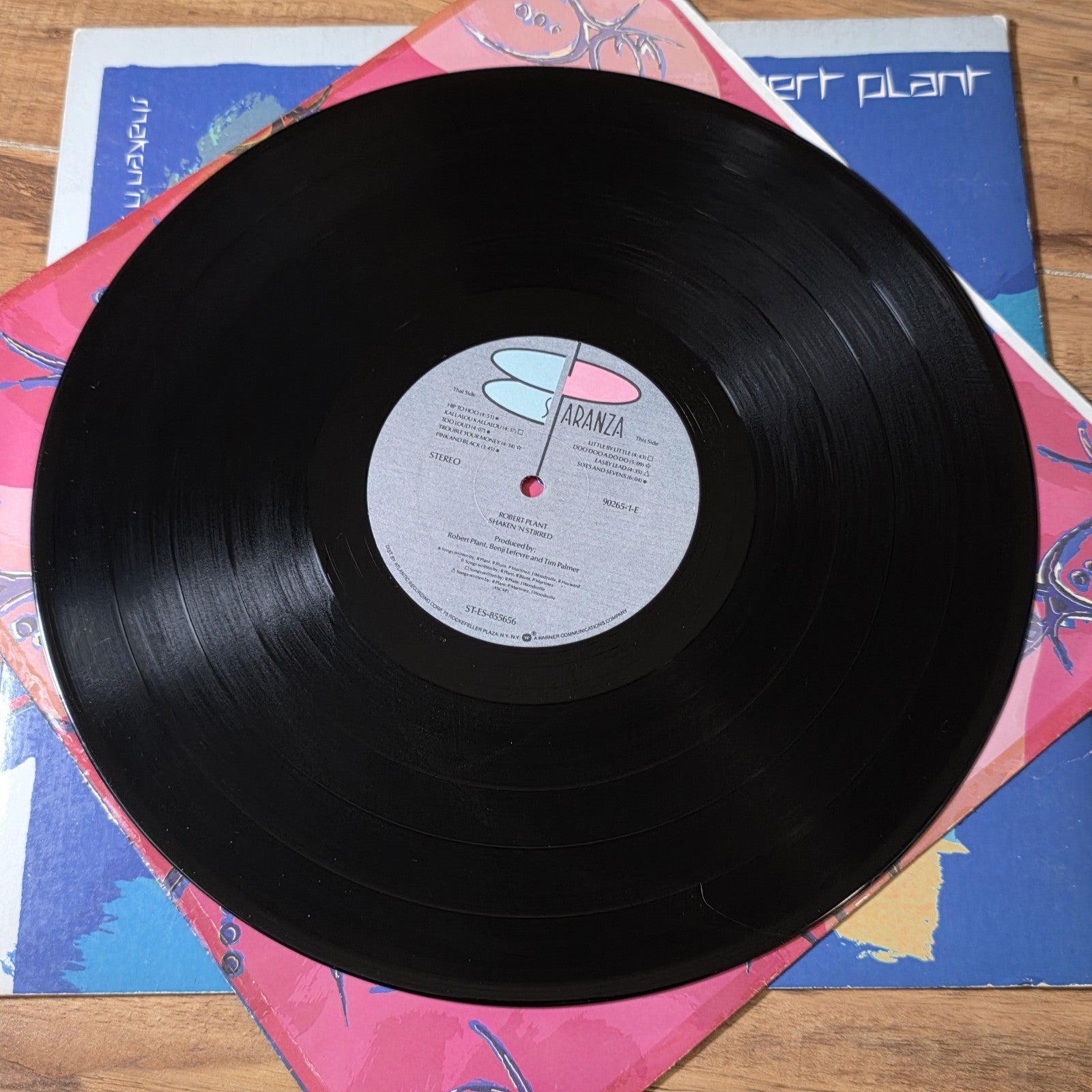 Robert Plant - Shaken N Stirred Album 1985 Rock Vinyl LP 12" VG+