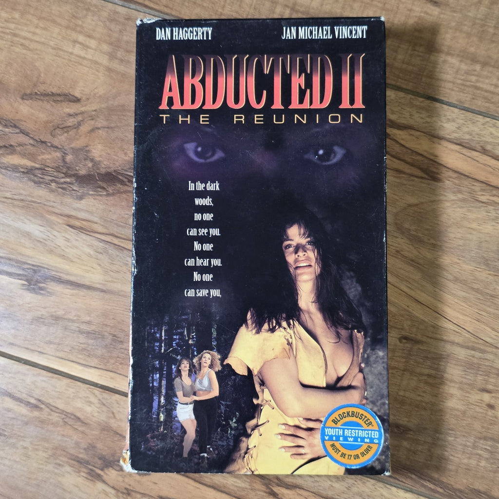 Abducted II The Reunion 1994 VHS Boon Collins Action Rare HTF