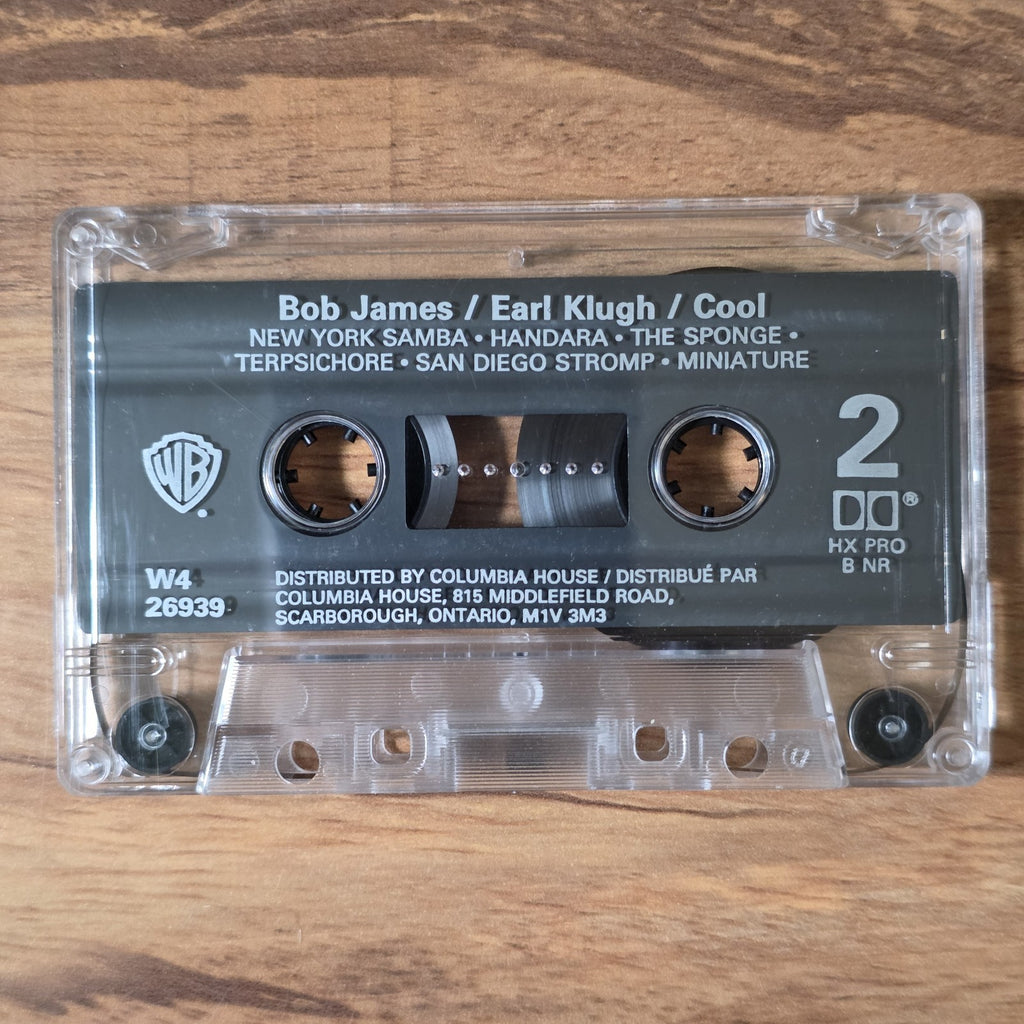 Bob James Earl Klugh - Cool Audio Cassette Tape Warner Music 1992 Jazz Smooth