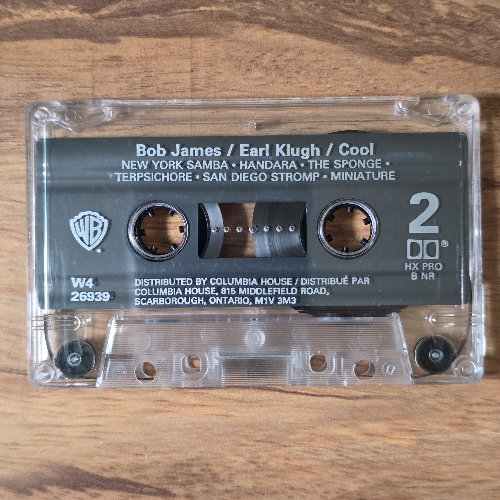Bob James Earl Klugh - Cool Audio Cassette Tape Warner Music 1992 Jazz Smooth