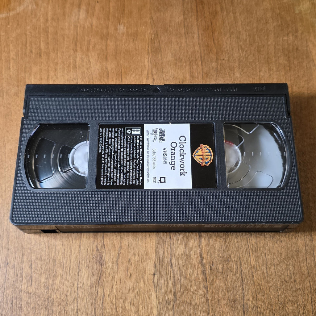 A Clockwork Orange VHS 1971 Sci-Fi Stanley Kubrick