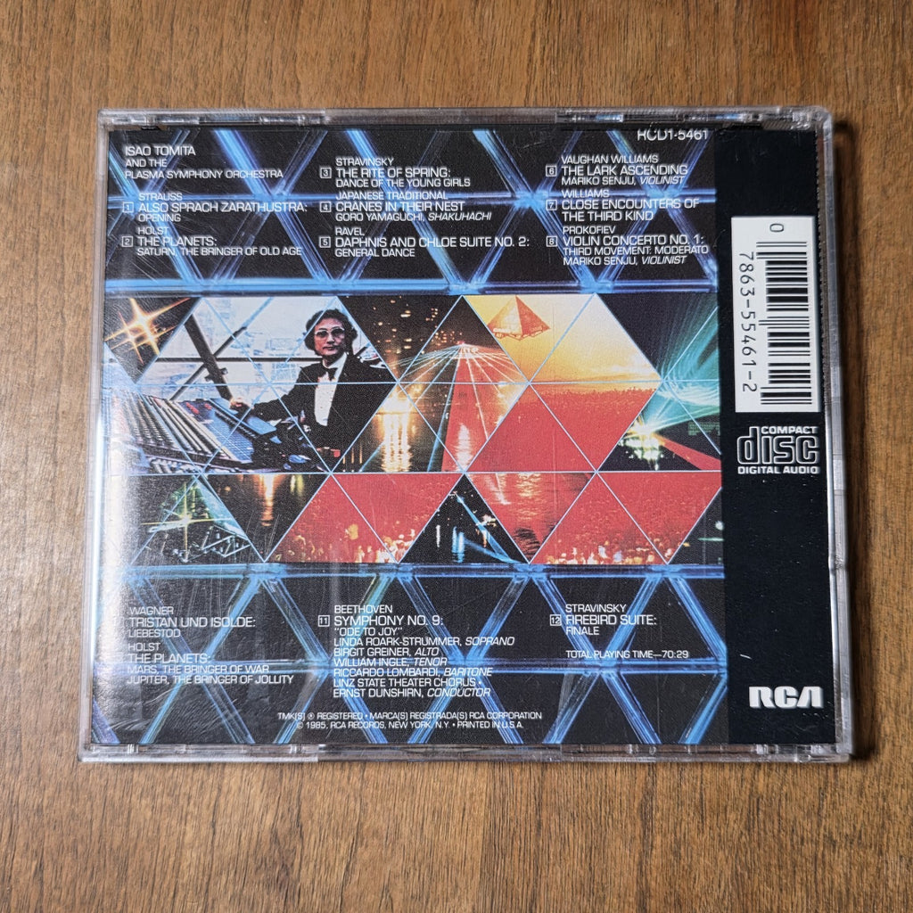 Isao Tomita - Live At Linz The Mind Of The Universe CD Red Seal Electronic Synth
