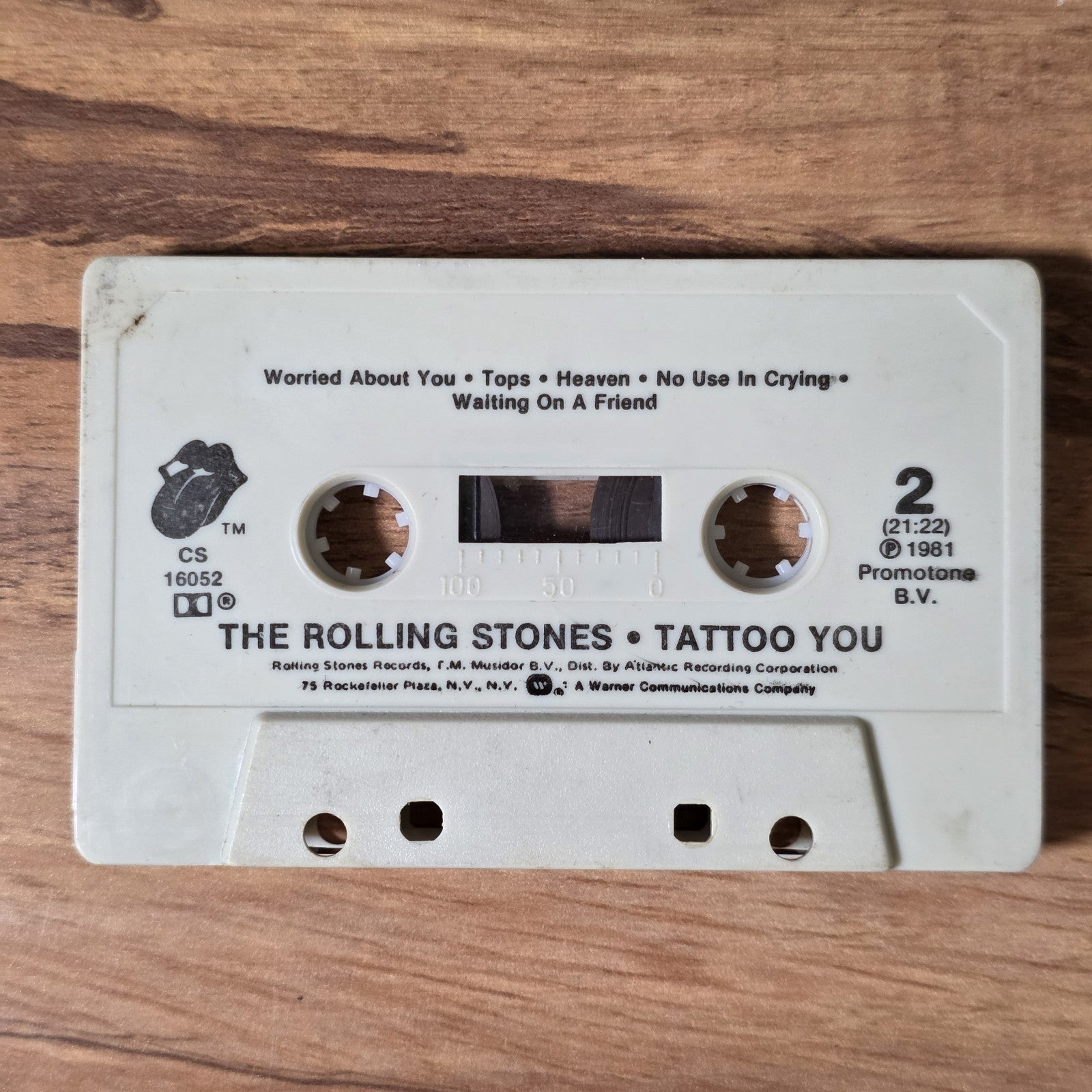 The Rolling Stones - Tattoo You Cassette Tape 1981 Rolling Stones Records