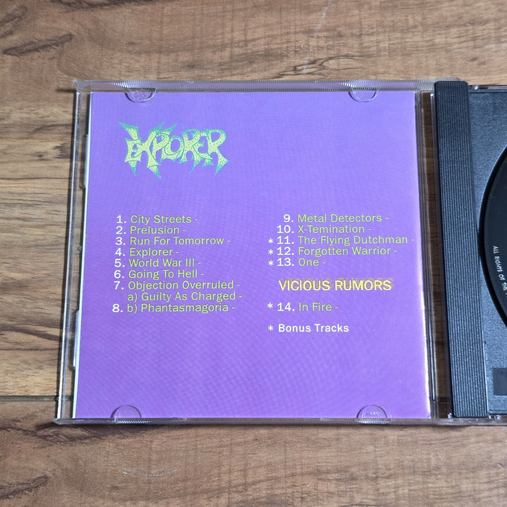 Explorer - Symphonies Of Steel CD Album 1984 Heavy Metal Rare HTF