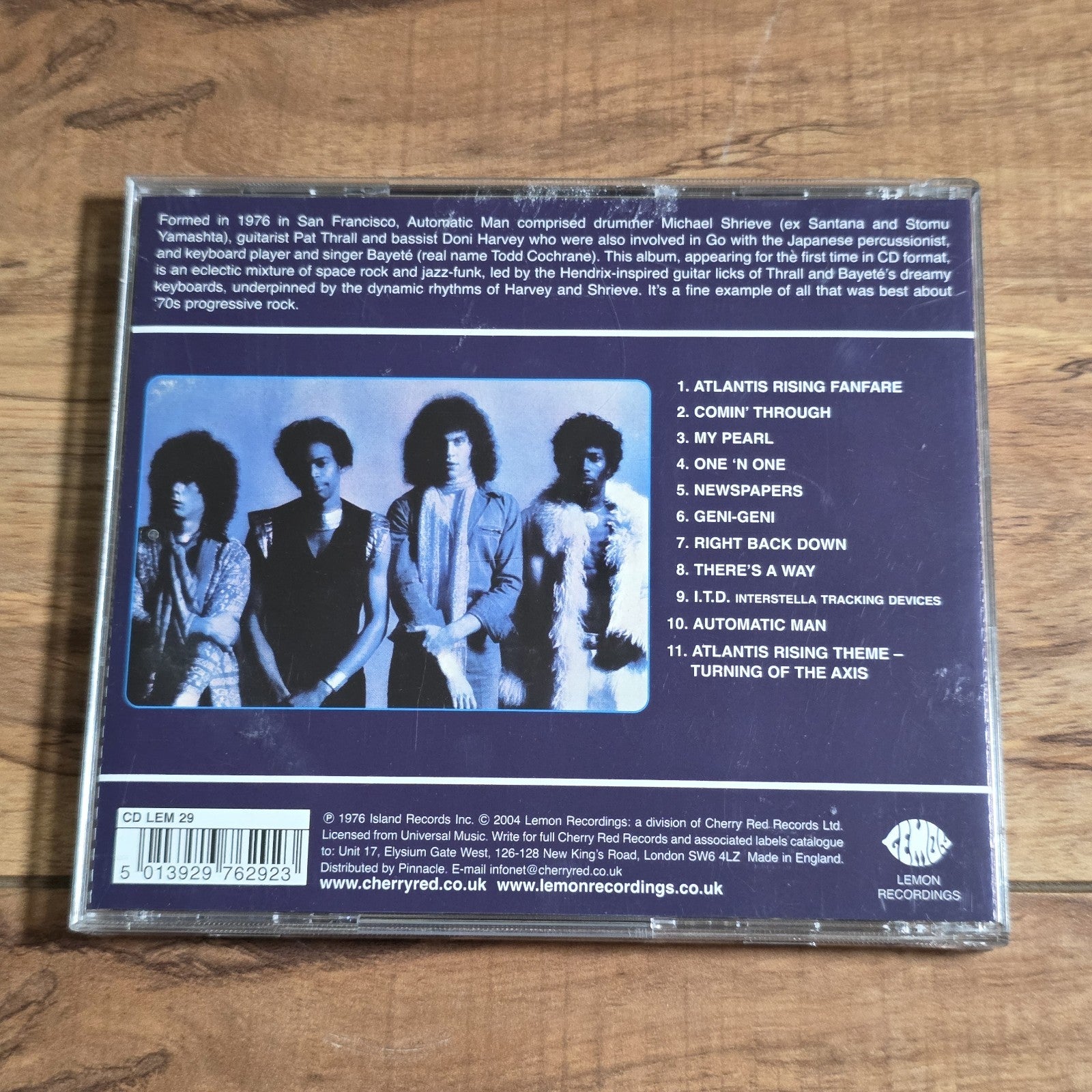 Automatic Man - Self-Titled CD Album Remaster Import Prog Rock Rare HTF