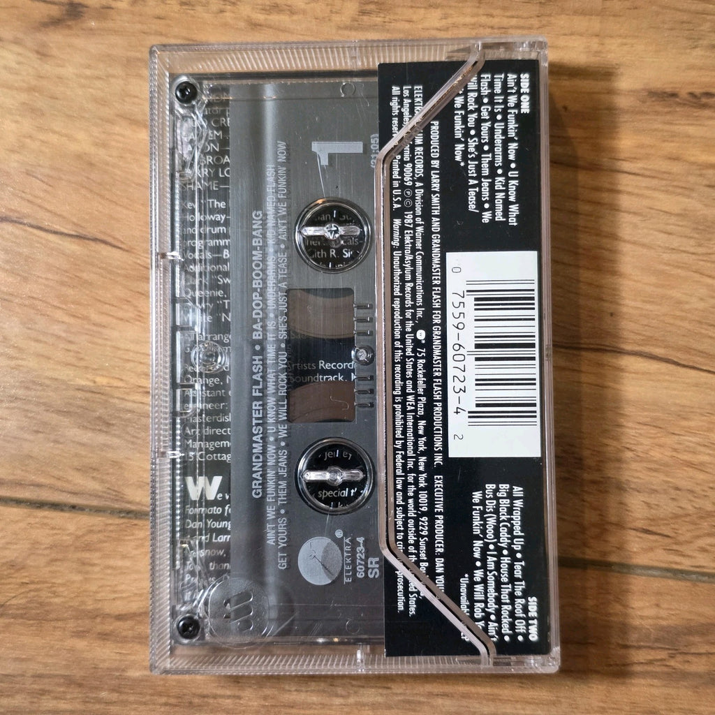 Grandmaster Flash - Ba-Dop-Boom-Bang Album 1987 Hip Hop Cassette Elektra