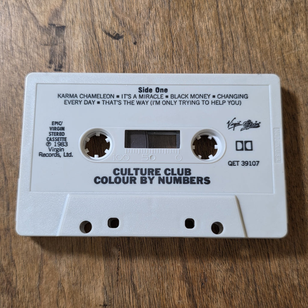 Culture Club - Colour By Numbers Cassette Album 1983 New Wave