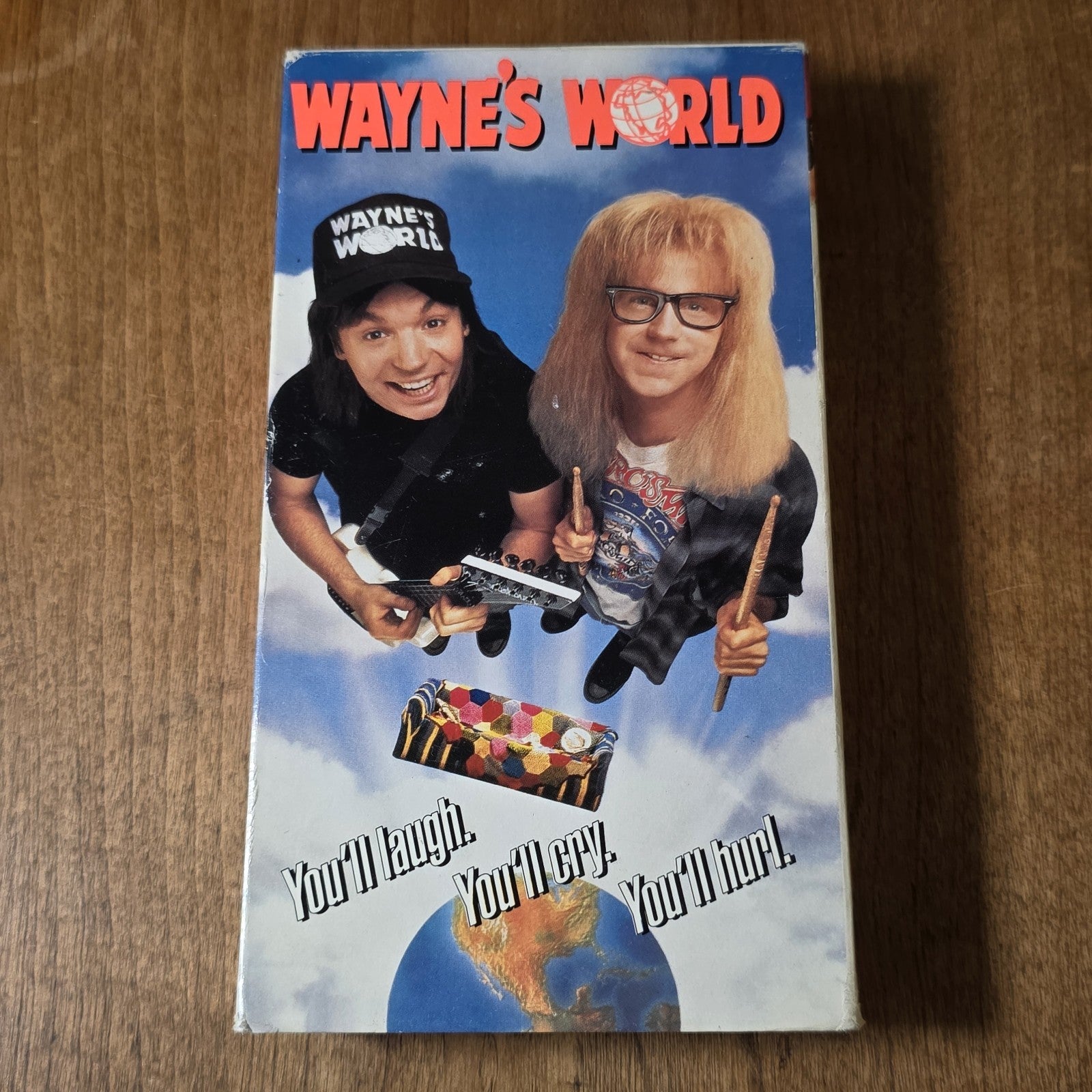 Wayne's World VHS 1992 Comedy Mike Myers SNL Cult Classic