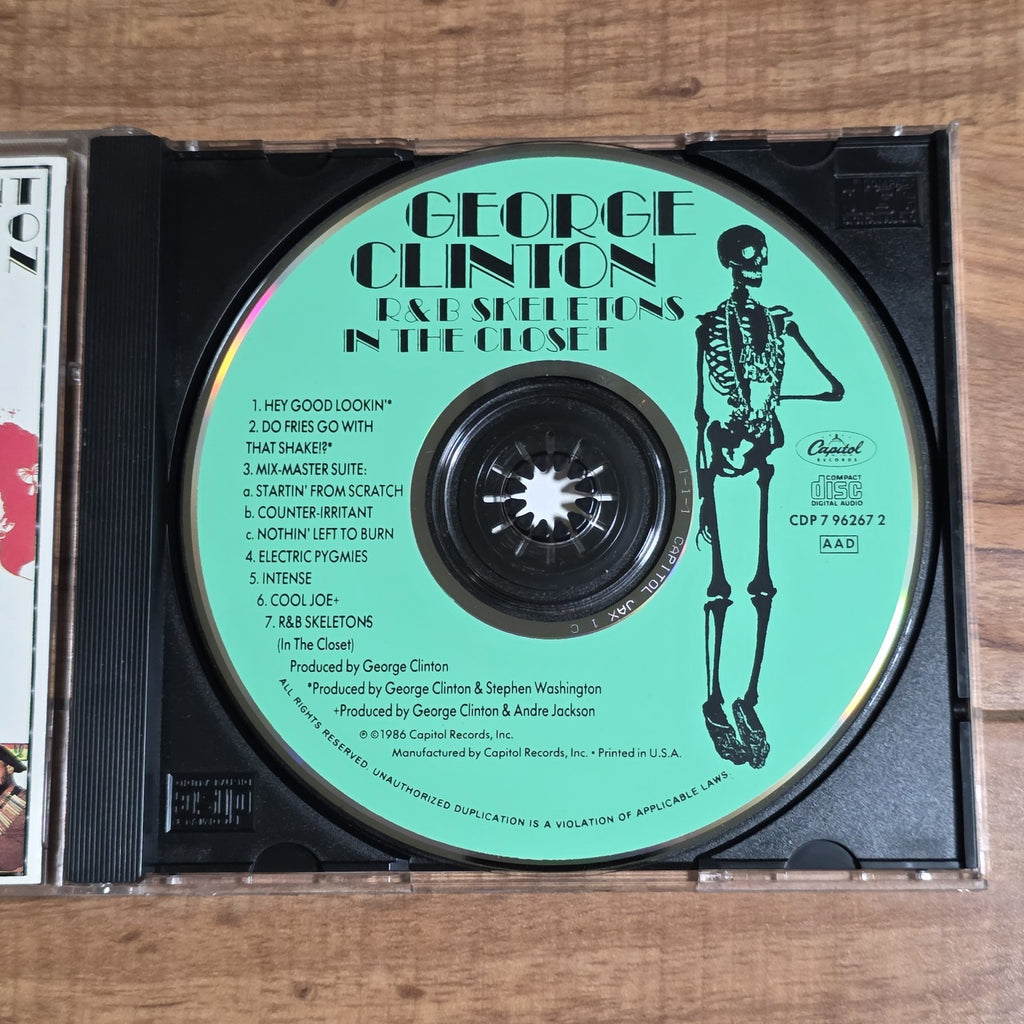 George Clinton - R&B Skeletons In The Closet CD Album 1986 Funk Rare HTF