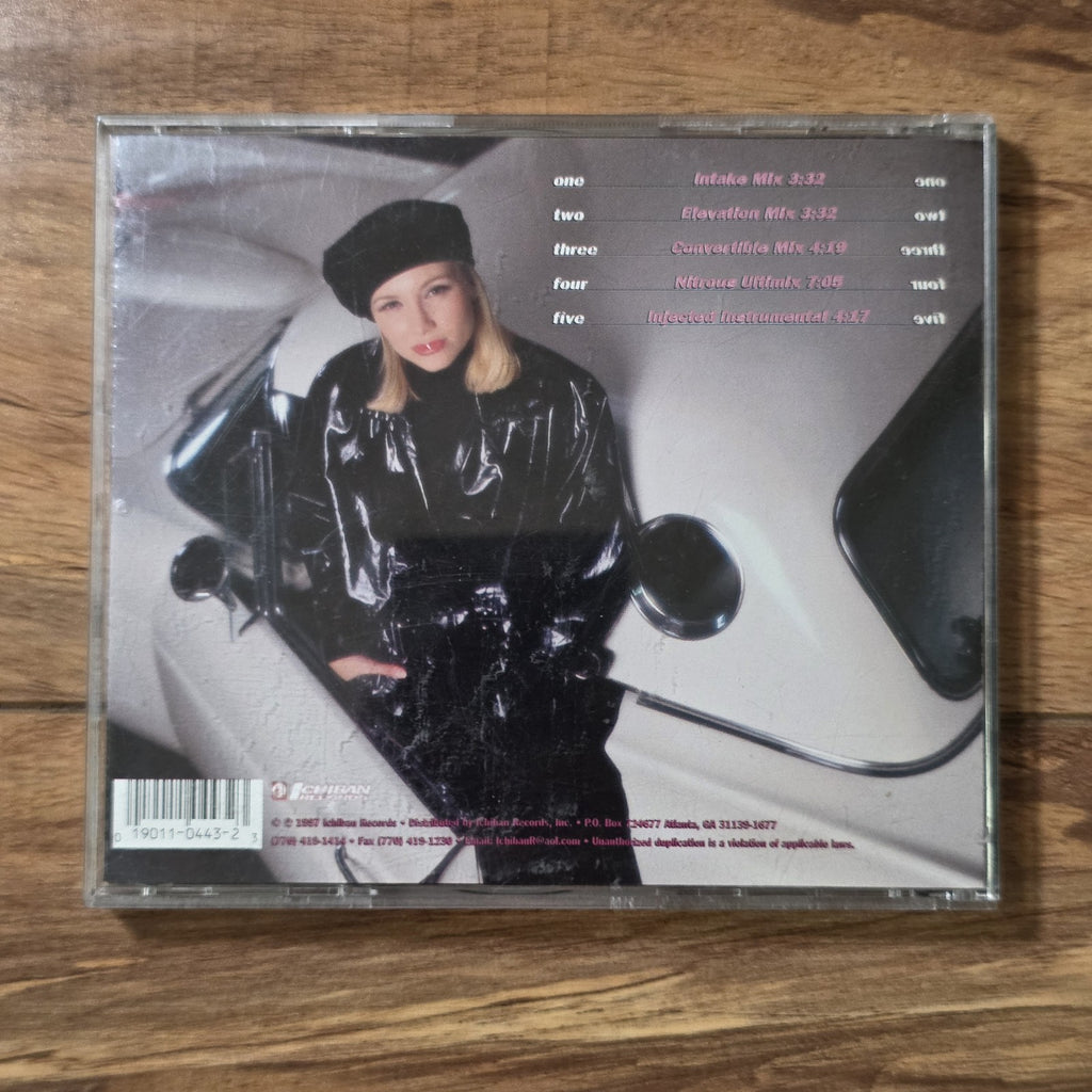 Tia - Cars CD Single 1990 Freestyle Pop Rock