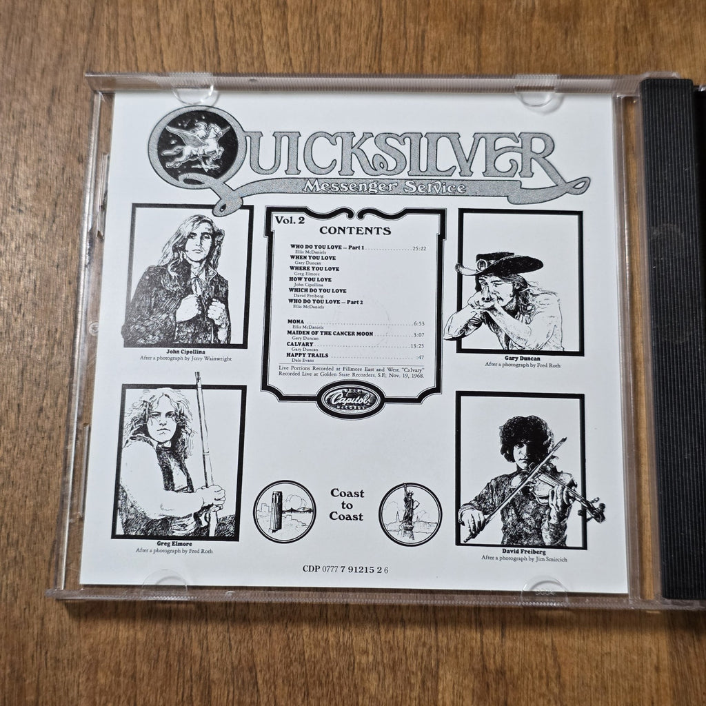 Quicksilver Messenger Service - Happy Trails CD Album 1969 Psychedelic Rock