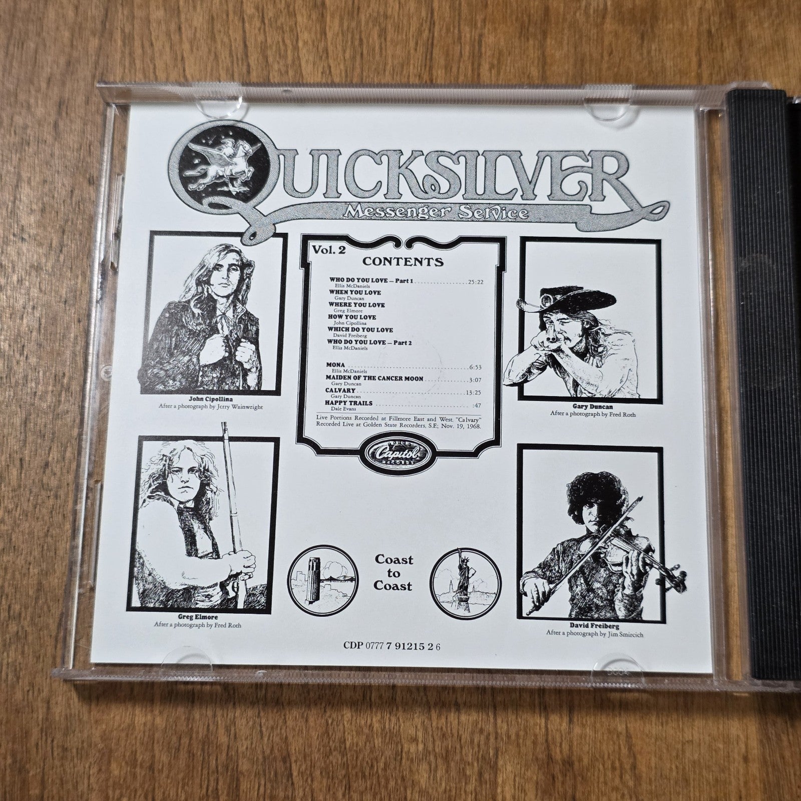 Quicksilver Messenger Service - Happy Trails CD Album 1969 Psychedelic Rock