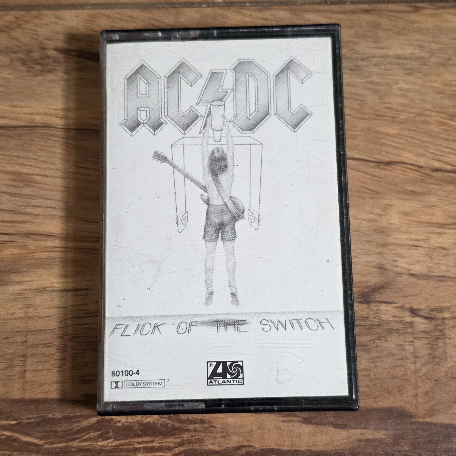 AC/DC - Flick Of The Switch Cassette Album 1983 Hard Rock