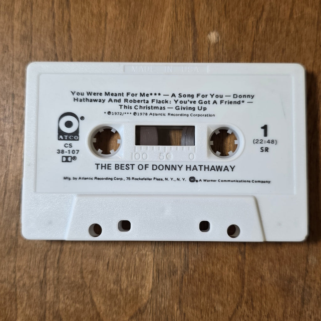 Donny Hathaway - The Best Of Compilation 1978 Soul Cassette Rare HTF