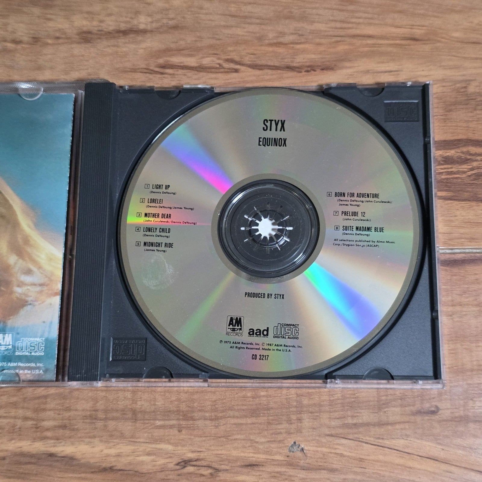 Styx - Equinox CD Album 1975 Progressive Rock