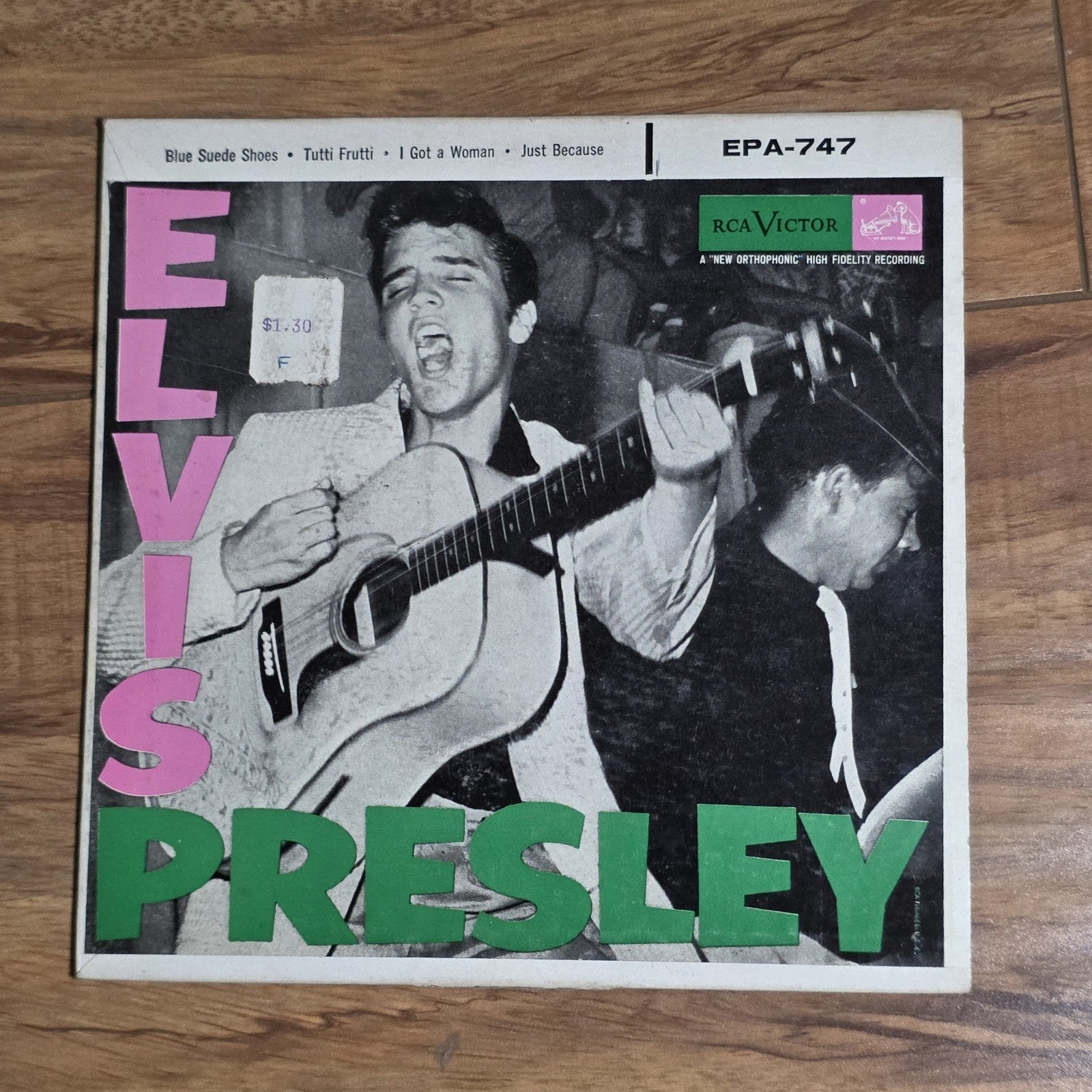 Elvis Presley - Elvis Presley Vinyl EPA-747 7" 45RPM 1956 Rockabilly VG Rare HTF