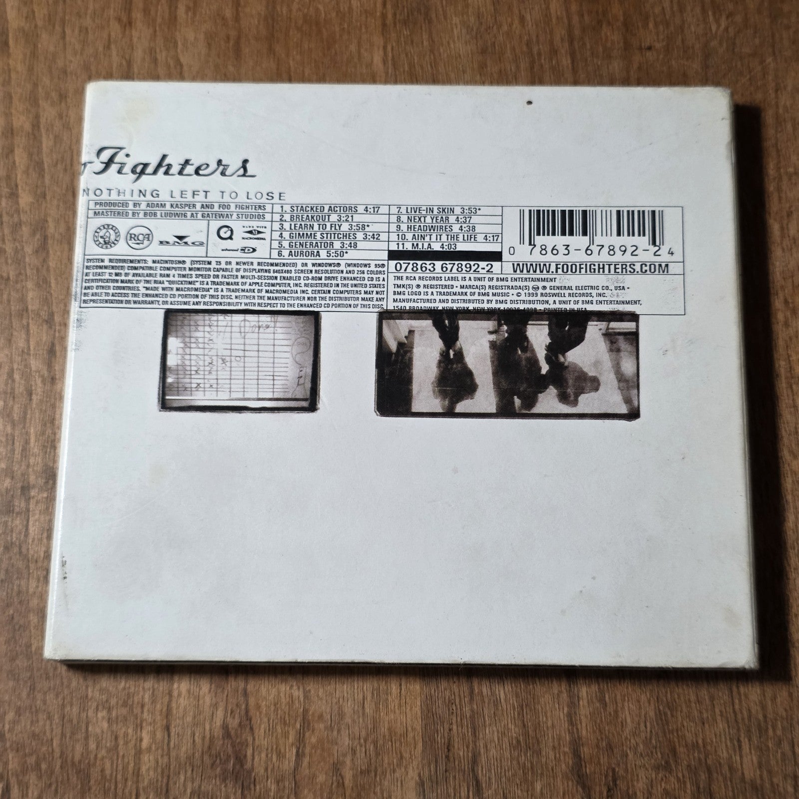 Foo Fighters - There Is Nothing Left to Lose CD Album 1999 Alternative Rock