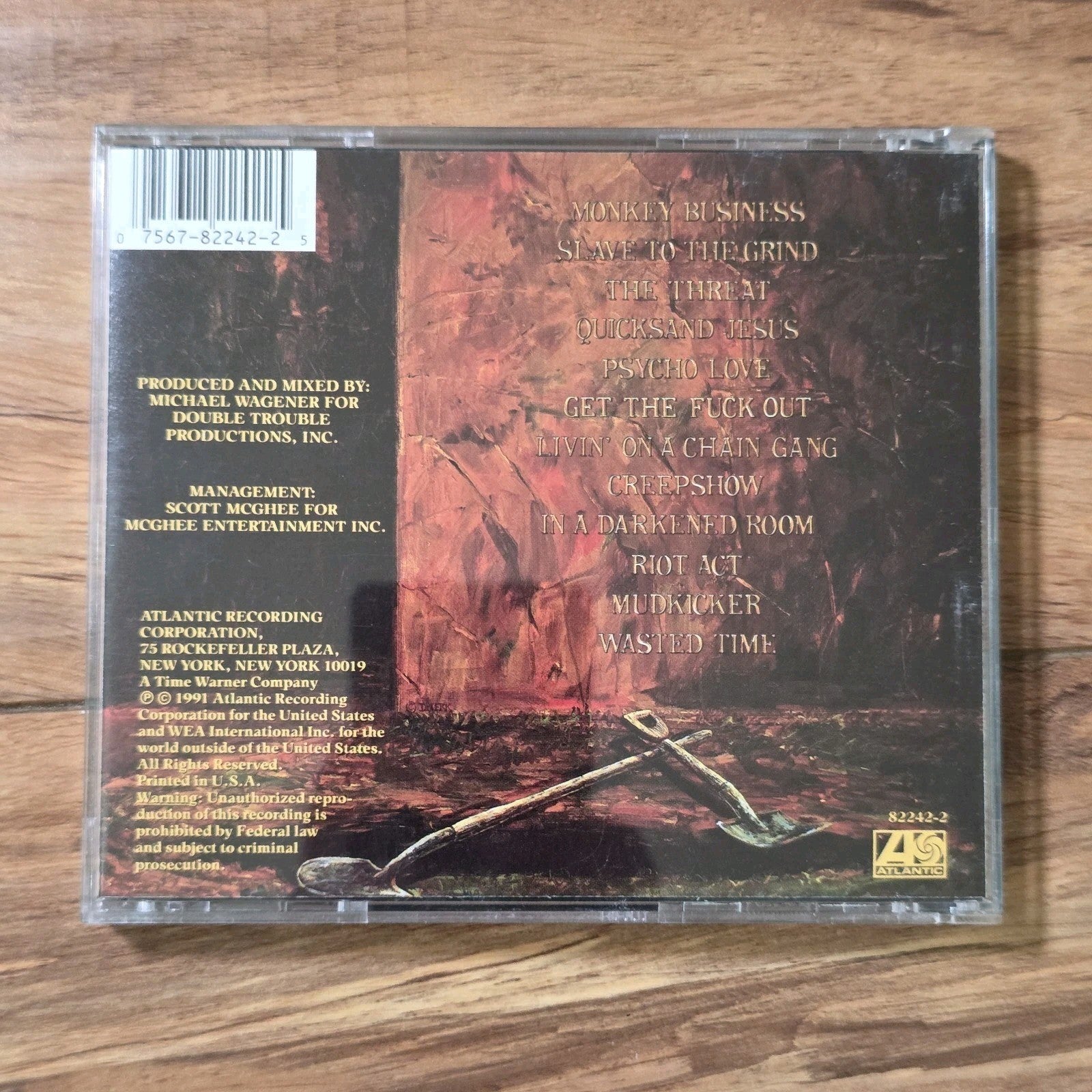 Skid Row - Slave to the Grind CD Album 1991 Glam Metal Heavy Metal