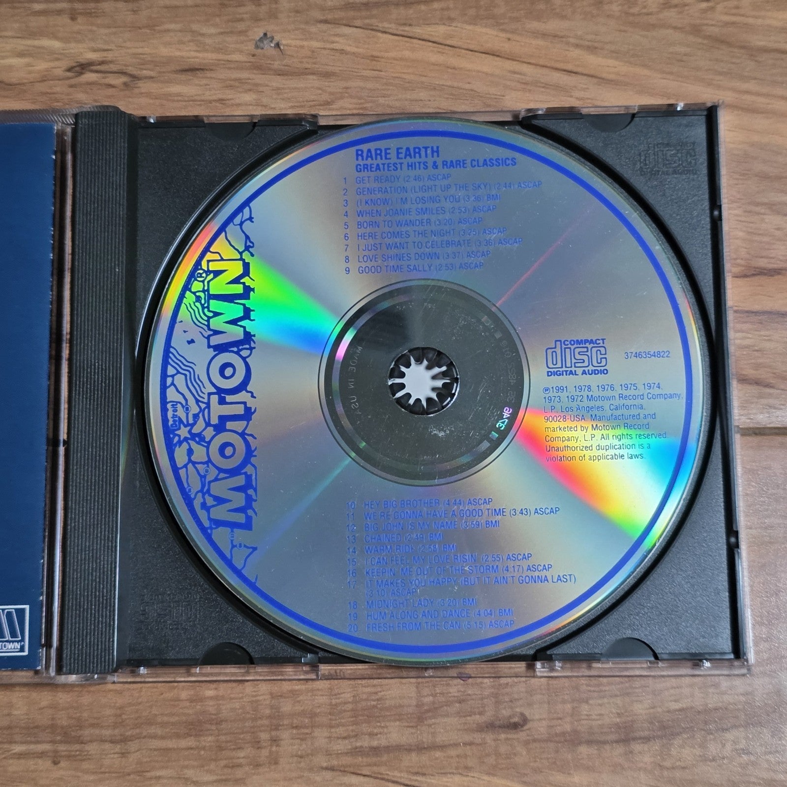 Rare Earth - Greatest Hits & Rare Classics CD Compilation 1991 Funk Soul