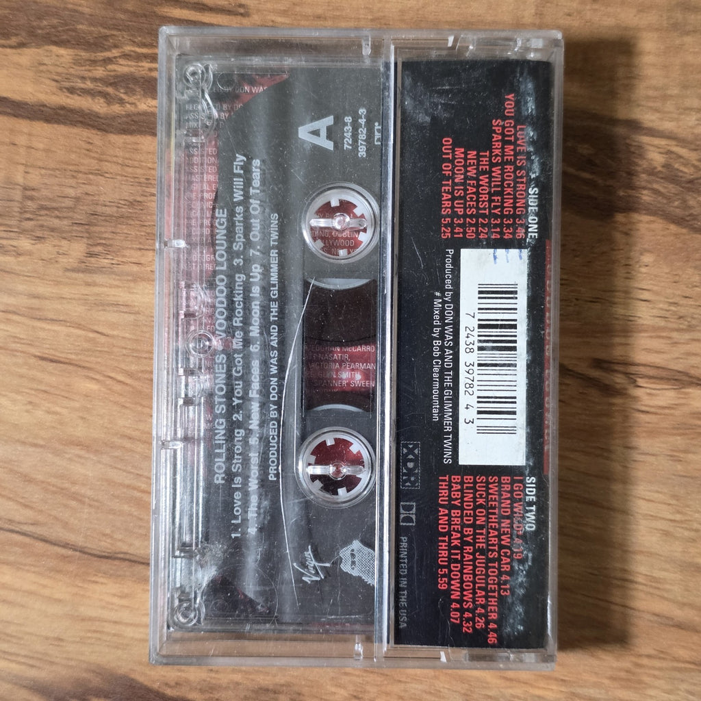 The Rolling Stones - Voodoo Lounge Cassette Tape 1994 Virgin Records Rock