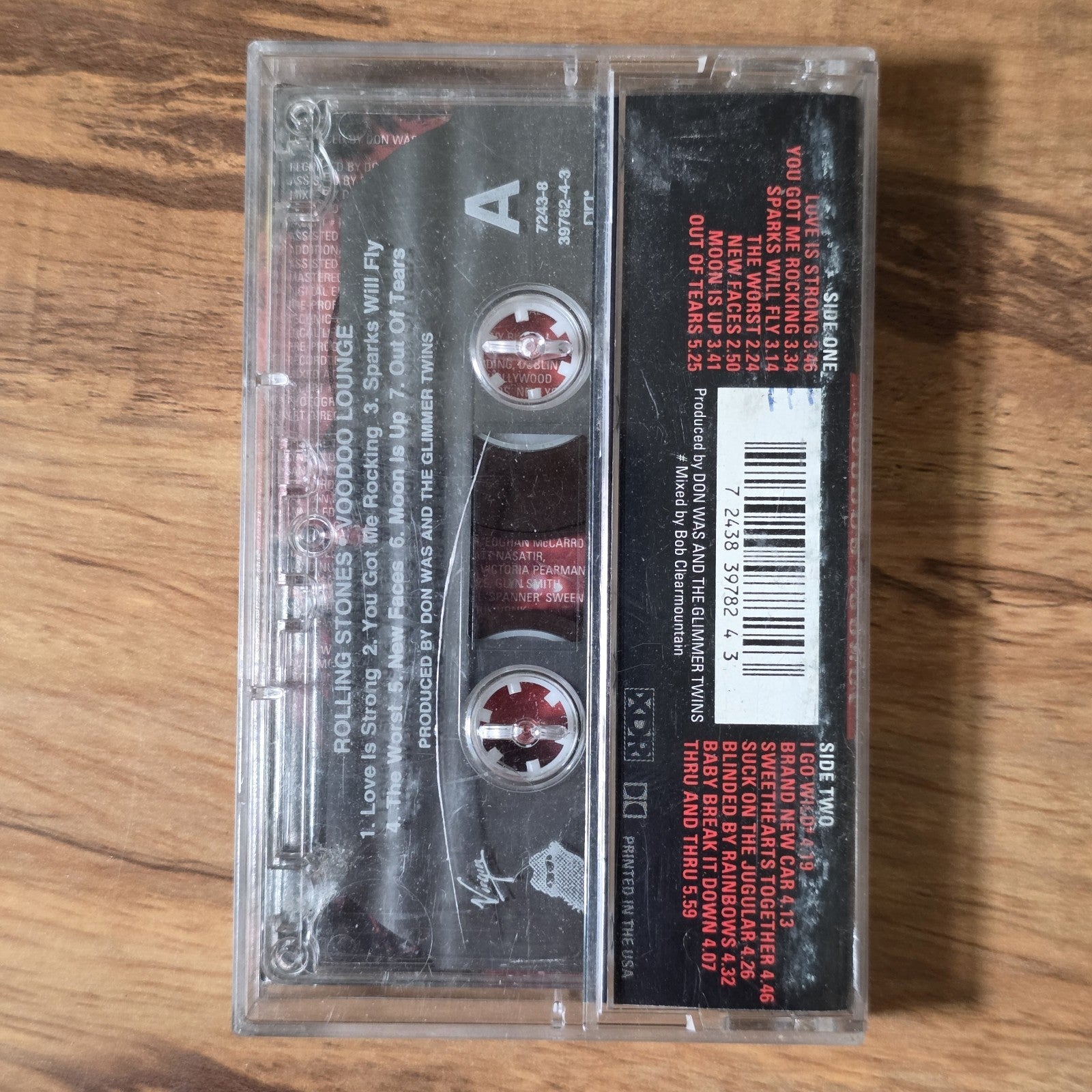 The Rolling Stones - Voodoo Lounge Cassette Tape 1994 Virgin Records Rock