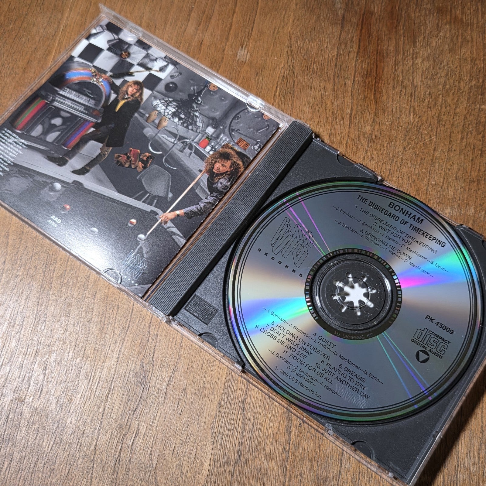 Bonham - Disregard of Timekeeping CD Album 1989 WTG Records Hard Rock Glam Metal