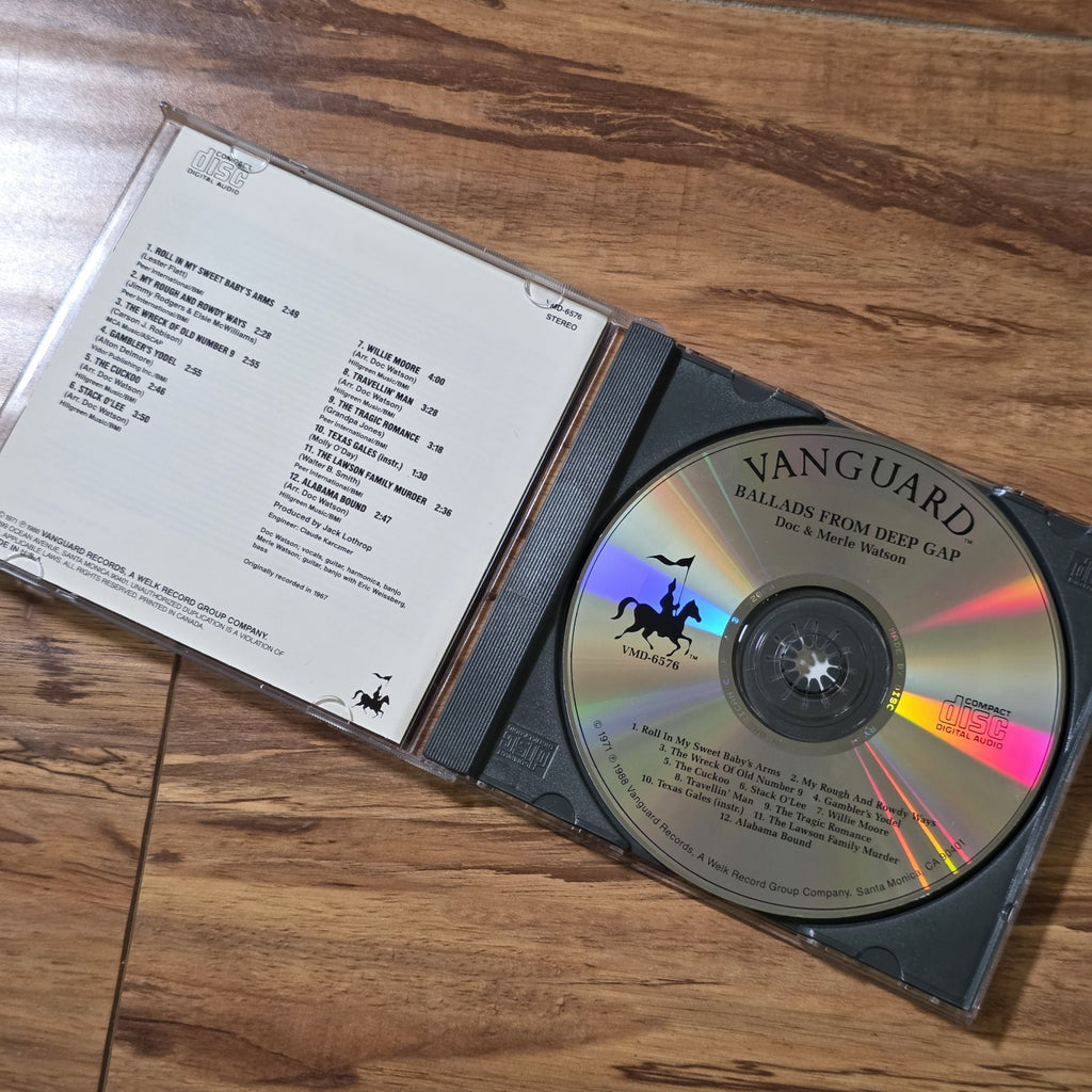 Doc Watson - Ballads from Deep Gap CD Album 1991 Folk Country HTF