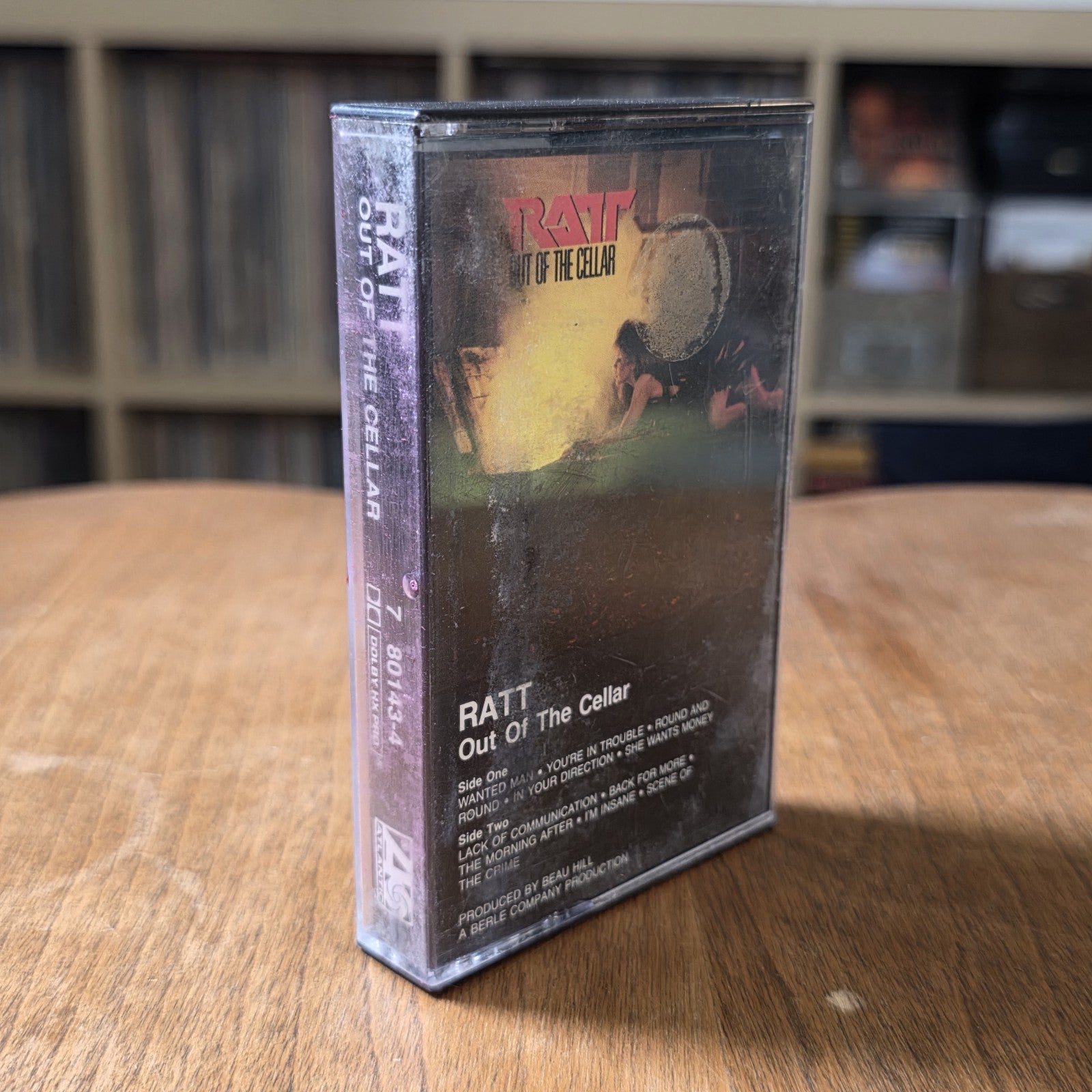 Ratt - Out of the Cellar Cassette Album 1984 Glam Metal