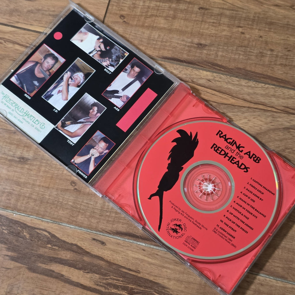 Raging Arb And The Redheads - Self Titled CD 1994 Joker Disc Surf Rock