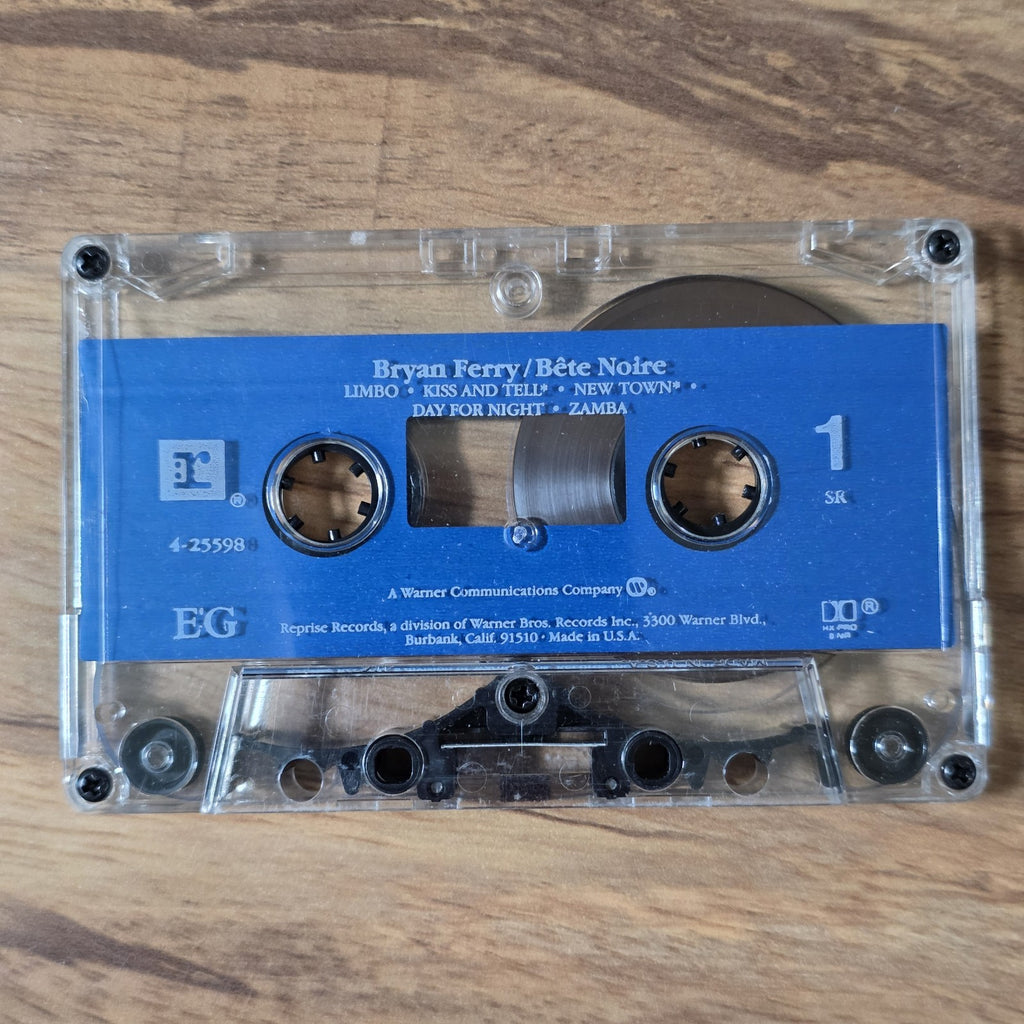 Bryan Ferry - Bete Noire Cassette Tape Virgin 1987 New Wave Art Pop Broken Case