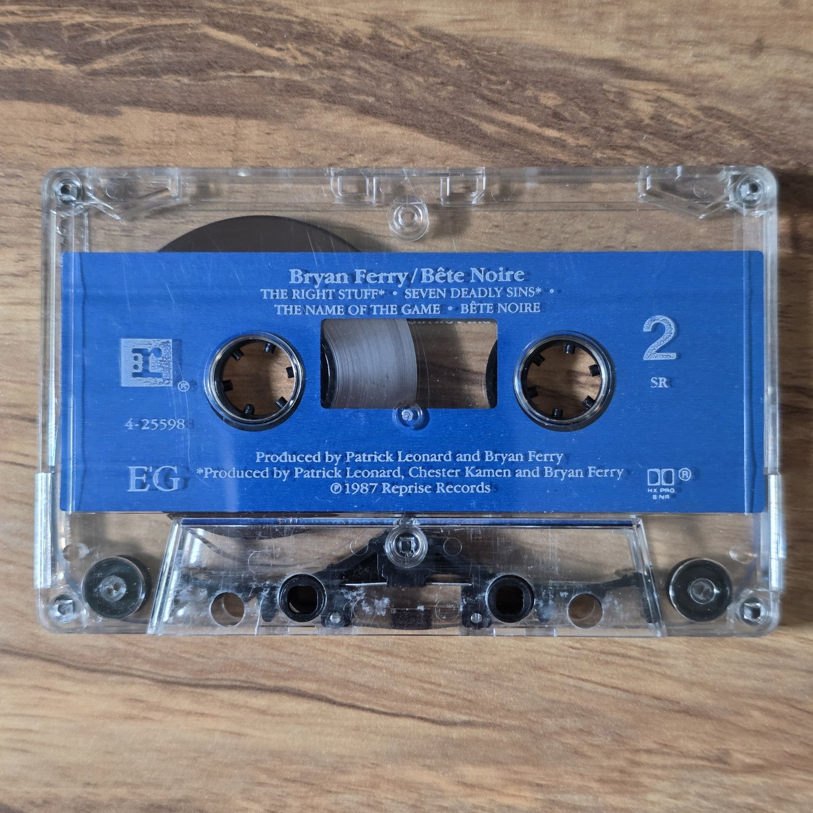 Bryan Ferry - Bete Noire Cassette Tape Virgin 1987 New Wave Art Pop Broken Case