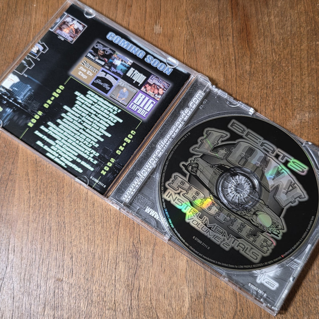 Low Profile - Instrumentals Vol. 2 CD 2004 Chicano Rap Funk Soul Beats HTF