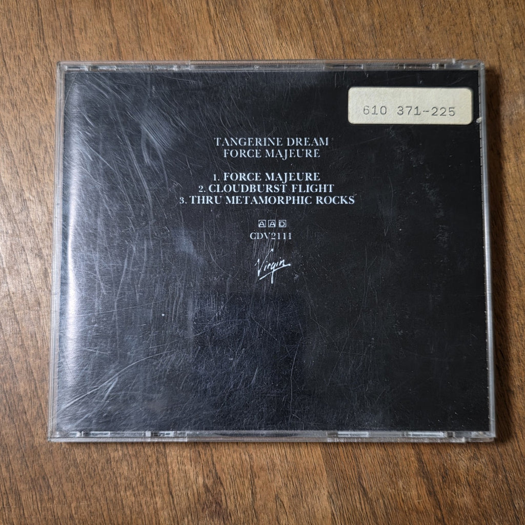 Tangerine Dream - Force Majeure CD 1st France Press Electronic Ambient Rare HTF