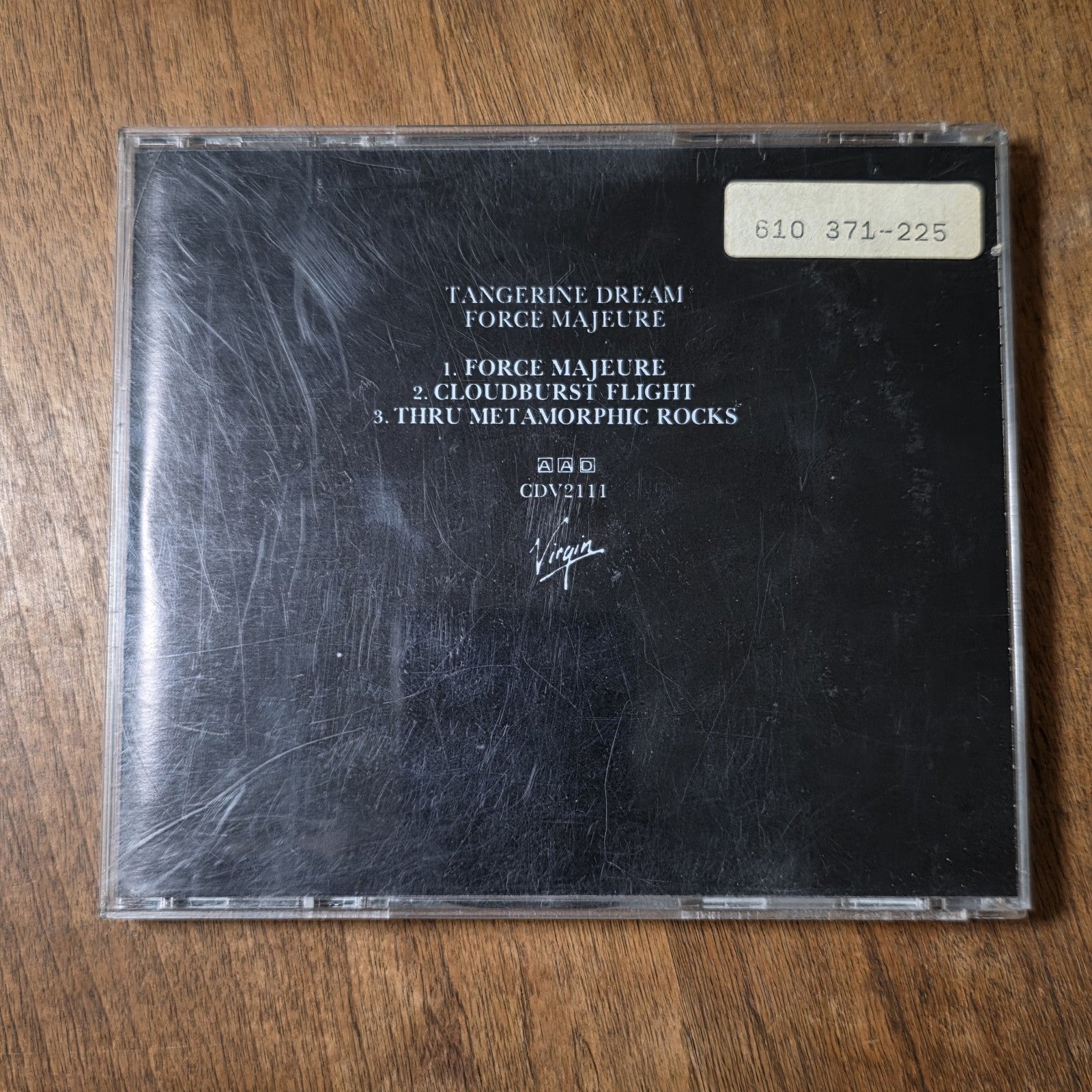 Tangerine Dream - Force Majeure CD 1st France Press Electronic Ambient Rare HTF