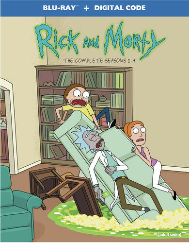Rick and Morty: The Complete Seasons 1-4 Blu-ray 2020 Animated Sci-Fi New Sealed