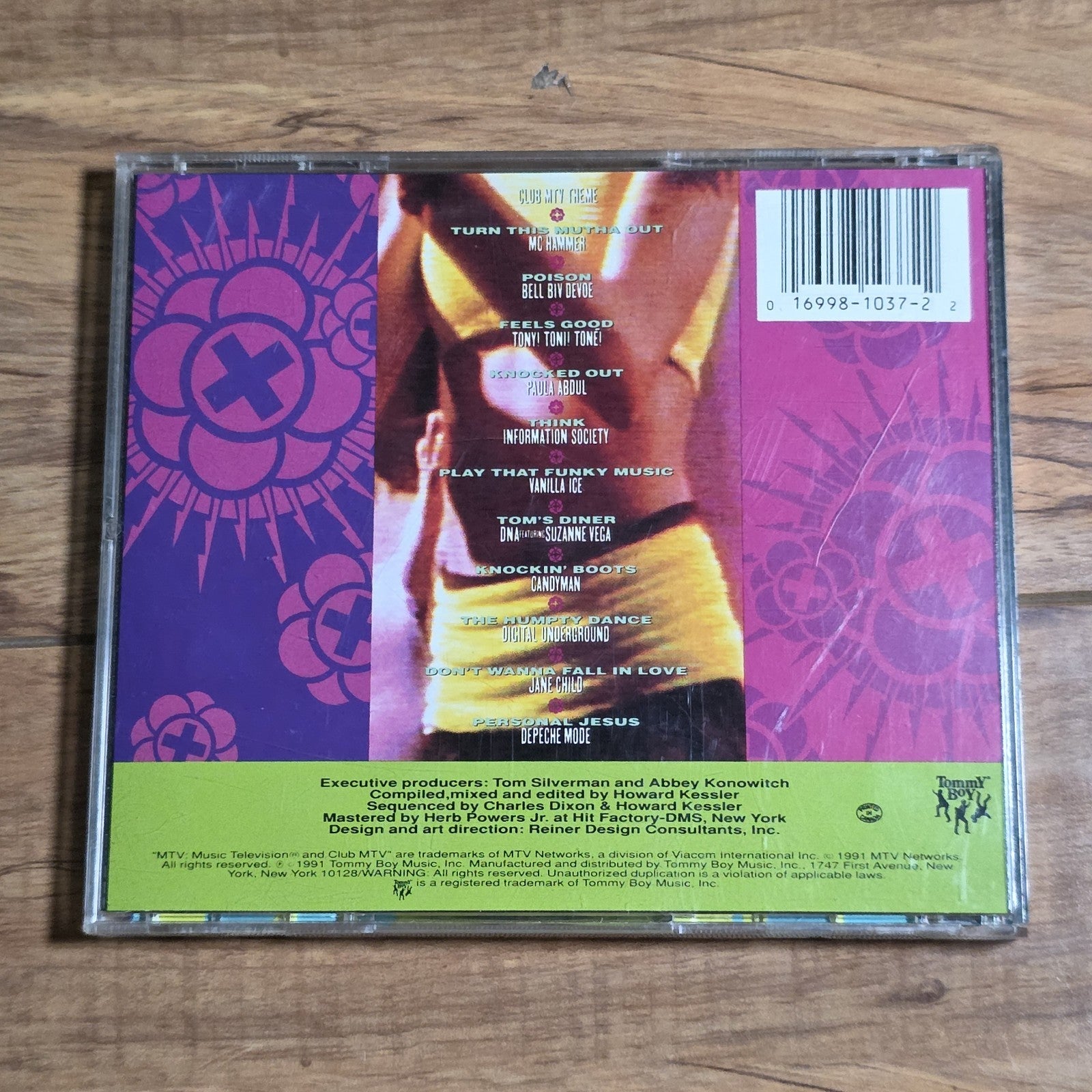 MTV Party to Go, Vol. 1 CD Compilation 1991 Dance