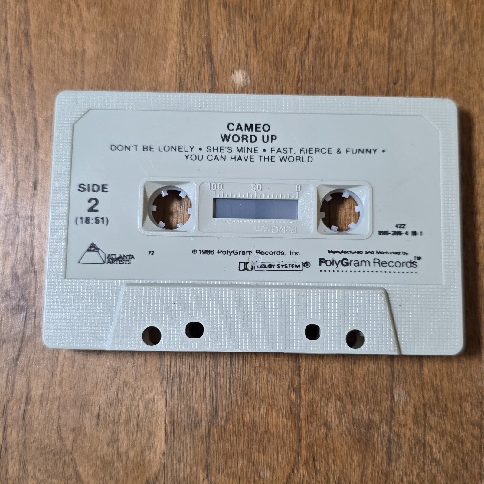 Cameo - Word Up! Album 1986 Funk Cassette