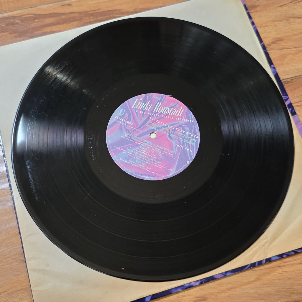 Linda Ronstadt & The Nelson Riddle Orchestra - What's New Vinyl LP 1983 Jazz VG