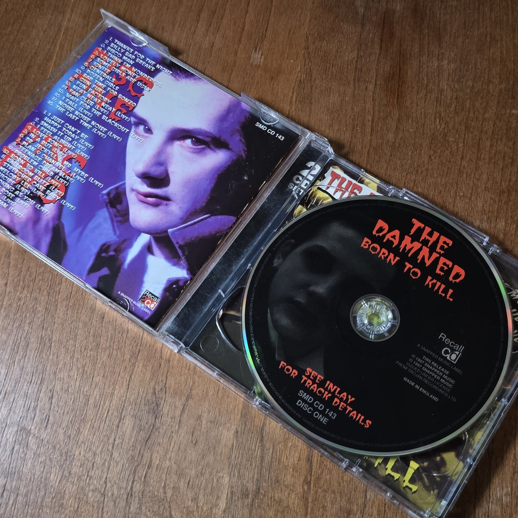 The Damned - Born To Kill CD 1997 Punk Rock Castle Music 2 Disc Rare HTF