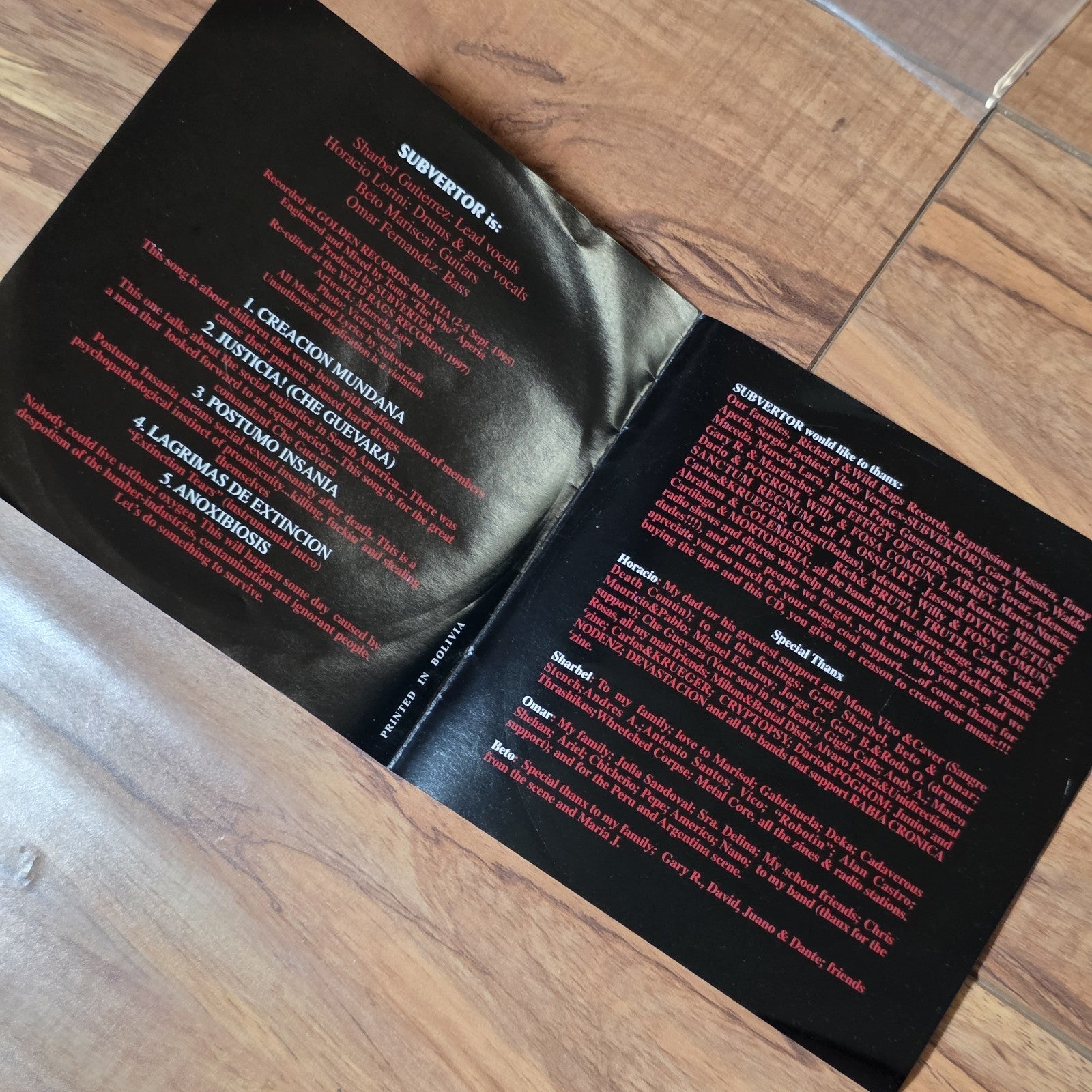 Subvertor - Cryptobiosis CD Album 1998 Death Metal Wild Rags Records Rare HTF