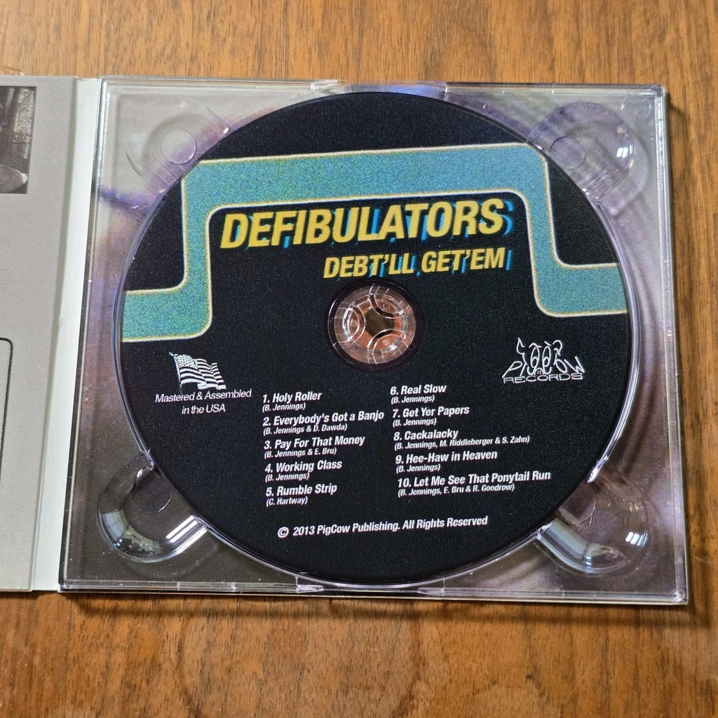 The Defibulators - Debt'll Get'em CD Album 2013 Country Americana