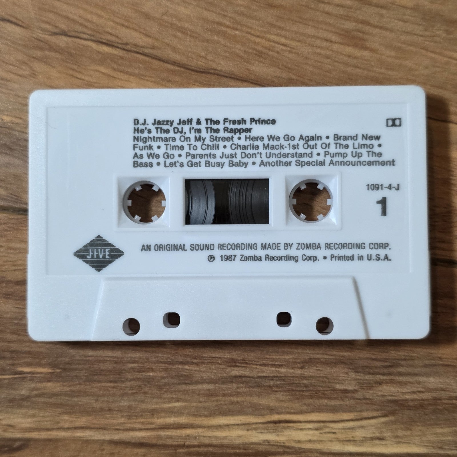 DJ Jazzy Jeff & The Fresh Prince - He's The DJ I'm The Rapper 1988 Cassette